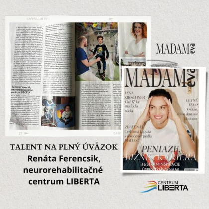 1.6.2024 - Talent na plný úväzok: Renáta Ferencsik a jej neurorehabilitačné centrum Liberta 1.6.2024 - Talent na plný úväzok: Renáta Ferencsik a jej neurorehabilitačné centrum Liberta