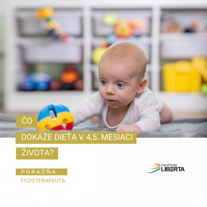 16.9.2024 - Poradňa fyzioterapeuta: 4,5. mesiac života dieťaťa 16.9.2024 - Poradňa fyzioterapeuta: 4,5. mesiac života dieťaťa