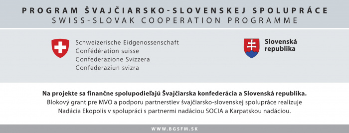 Program Švajčiarsko - Slovenskej spolupráce Program Švajčiarsko - Slovenskej spolupráce